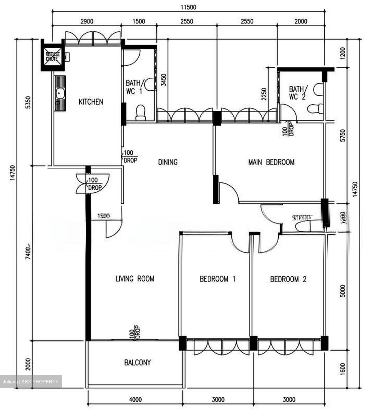Blk 213 Serangoon Avenue 4 (Serangoon), HDB 5 Rooms #583808661